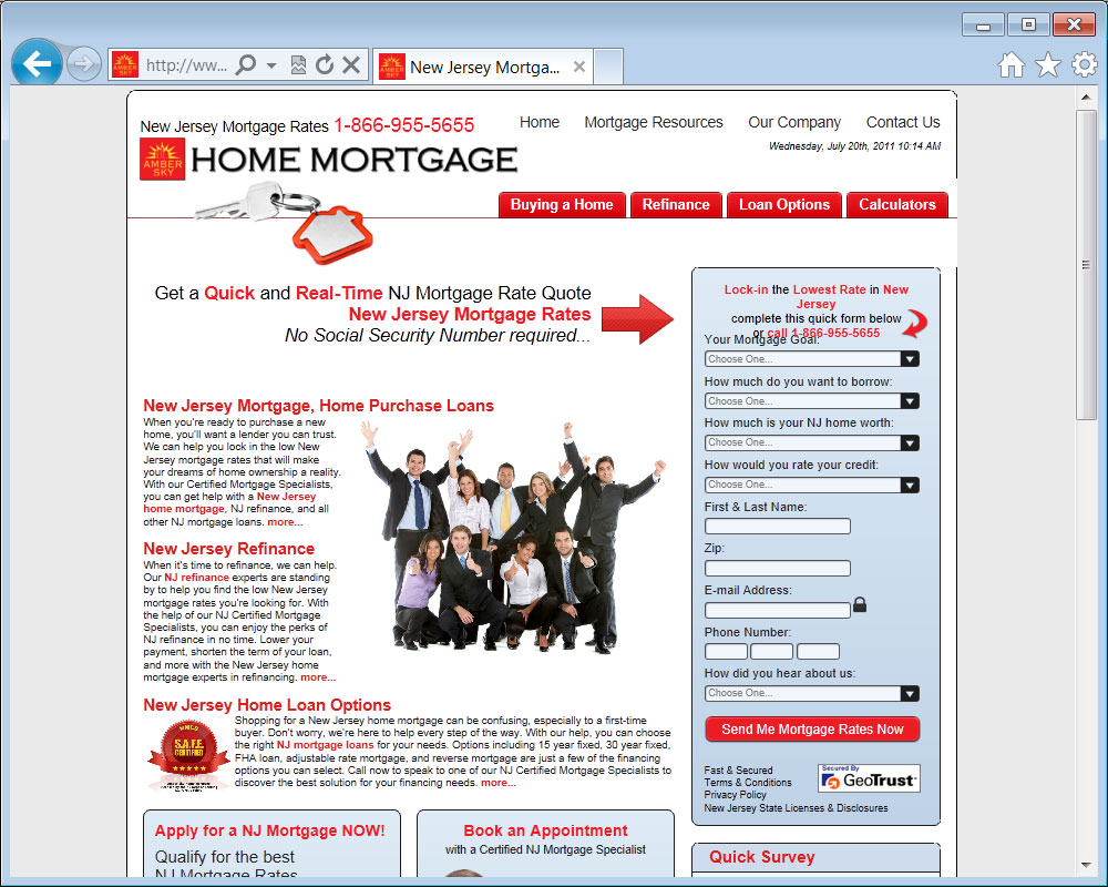 AmberSkyHomeMortgage.com New Jersey Mortgage Rates NJ Refinance New Jersey Home Mortgage AmberSkyHomeMortgage.com New Jersey Mortgage Rates NJ Refinance New Jersey Home Mortgage