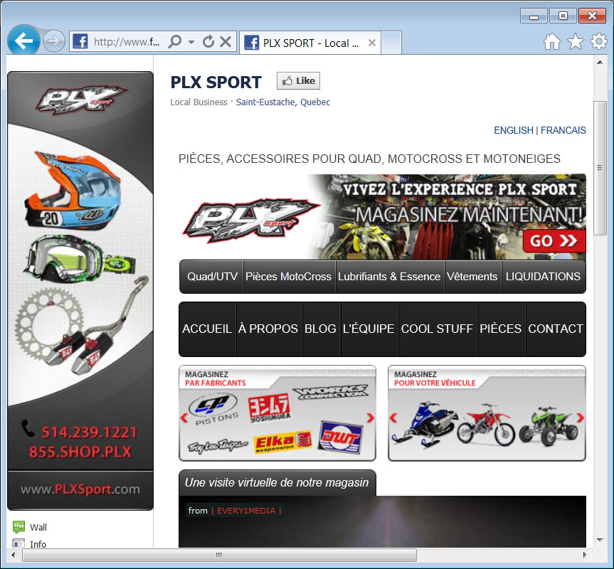 Click to see this Custom Fan Page Design