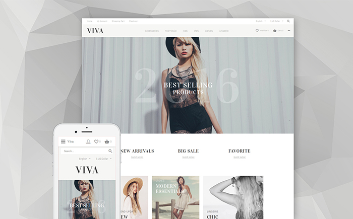 Clothing Store OpenCart Template