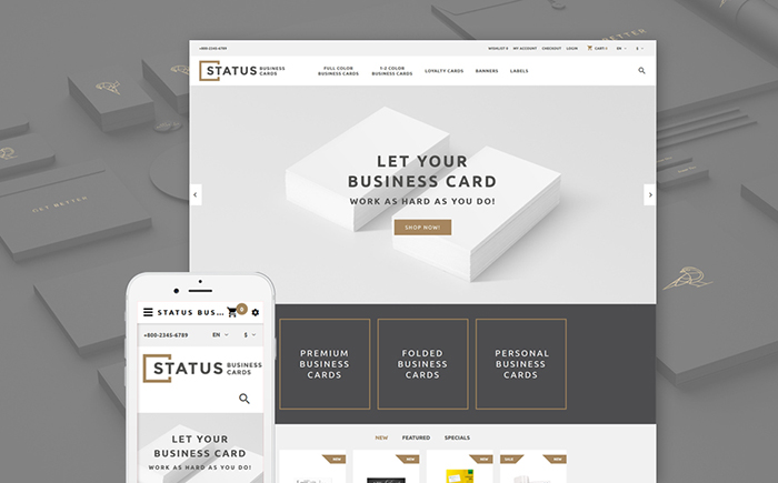 Print Shop OpenCart Theme