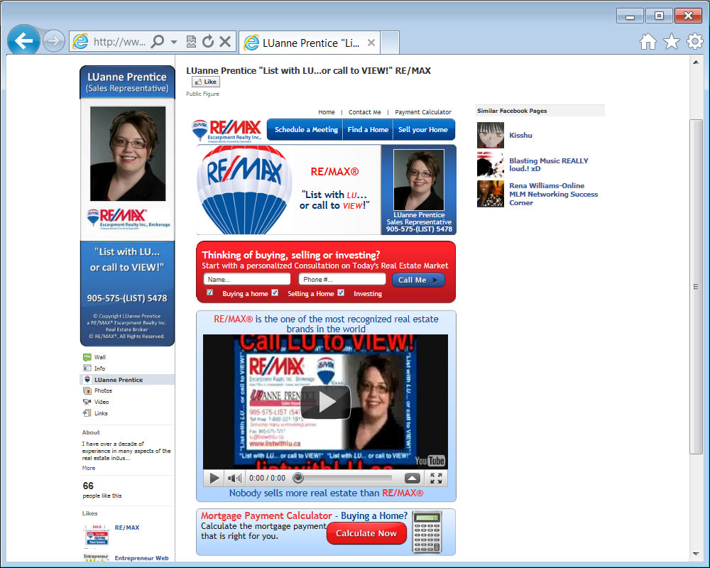 LUanne Prentice "List with LU...or call to VIEW!" RE/MAX