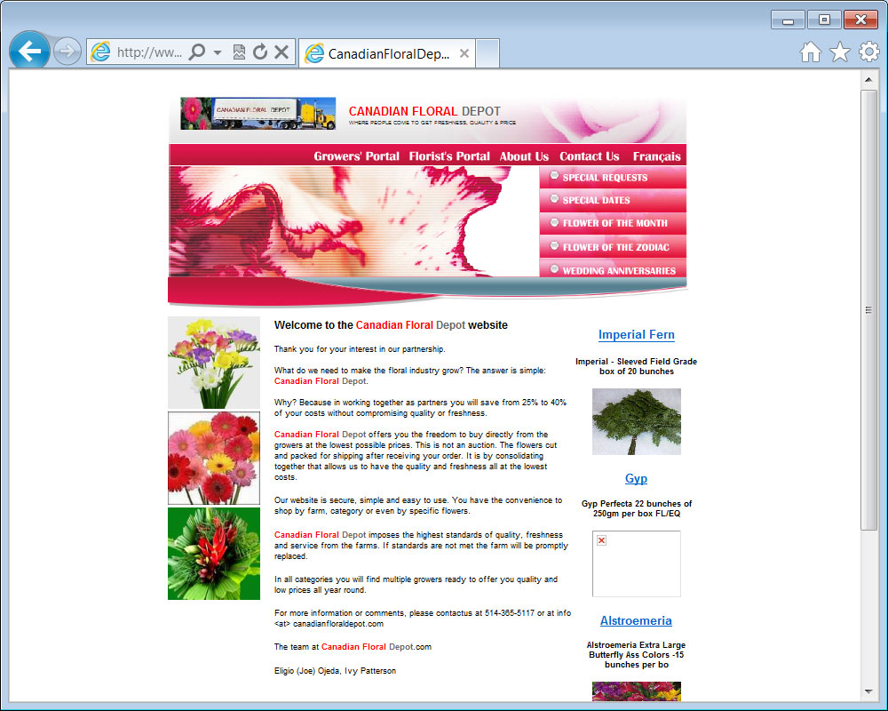 CanadianFloralDepot.com