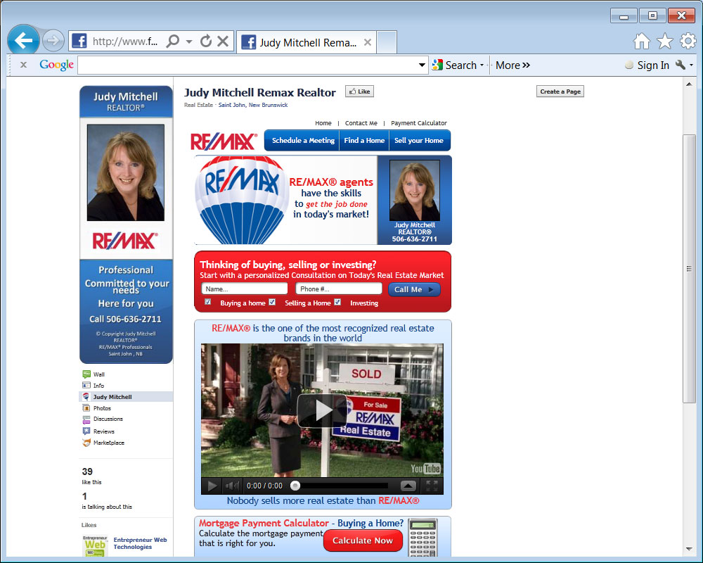 Judy Mitchell with Remax Professionals Saint John Inc.